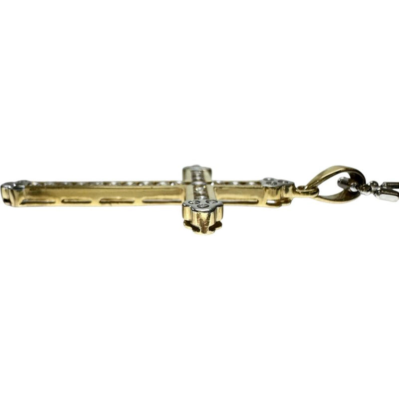 クロス/十字架 ダイヤモンド ネックレス K18WGホワイトゴールド 18金/K18YGイエローゴールド 18金 9.0g 59cm レディース
【中古】【真子質店】【NN】




【ITYMo】