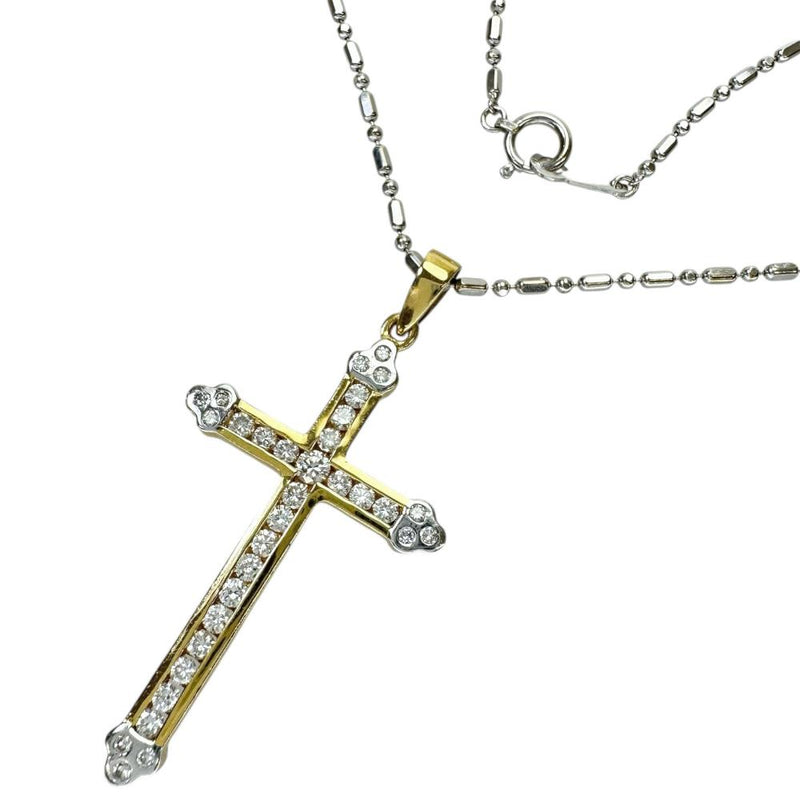 クロス/十字架 ダイヤモンド ネックレス K18WGホワイトゴールド 18金/K18YGイエローゴールド 18金 9.0g 59cm レディース
【中古】【真子質店】【NN】




【ITYMo】