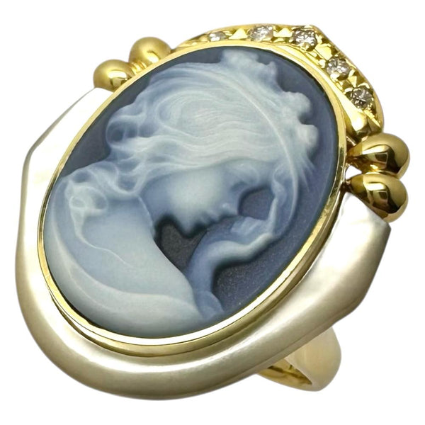 14号 カメオ シェル ダイヤモンド 計0.10ct リング・指輪 K18ゴールド 18金 9.7g レディース
【中古】【真子質店】【NN】




【SSx】