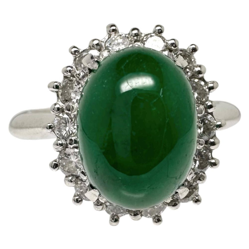 13号 カボションエメラルド 3.23ct ダイヤモンド 計0.44ct リング・指輪 Pt900プラチナ 8.6g レディース
【中古】【真子質店】【NN】




【IIMoMo】