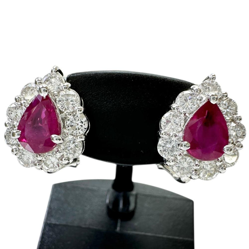 ルビー 1.07/0.97ct ダイヤモンド 0.85×2ct ピアス Pt900プラチナ/K14WGホワイトゴールド 14金 8.6g レディース
【中古】【真子質店】【NN】




【IKTK】