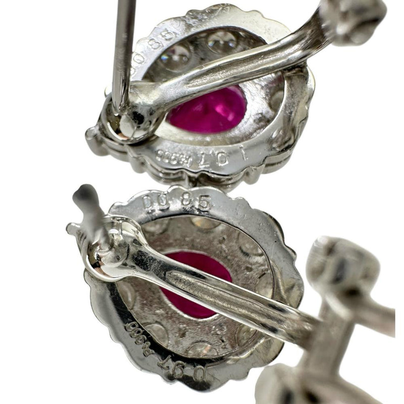 ルビー 1.07/0.97ct ダイヤモンド 0.85×2ct ピアス Pt900プラチナ/K14WGホワイトゴールド 14金 8.6g レディース
【中古】【真子質店】【NN】




【IKTK】
