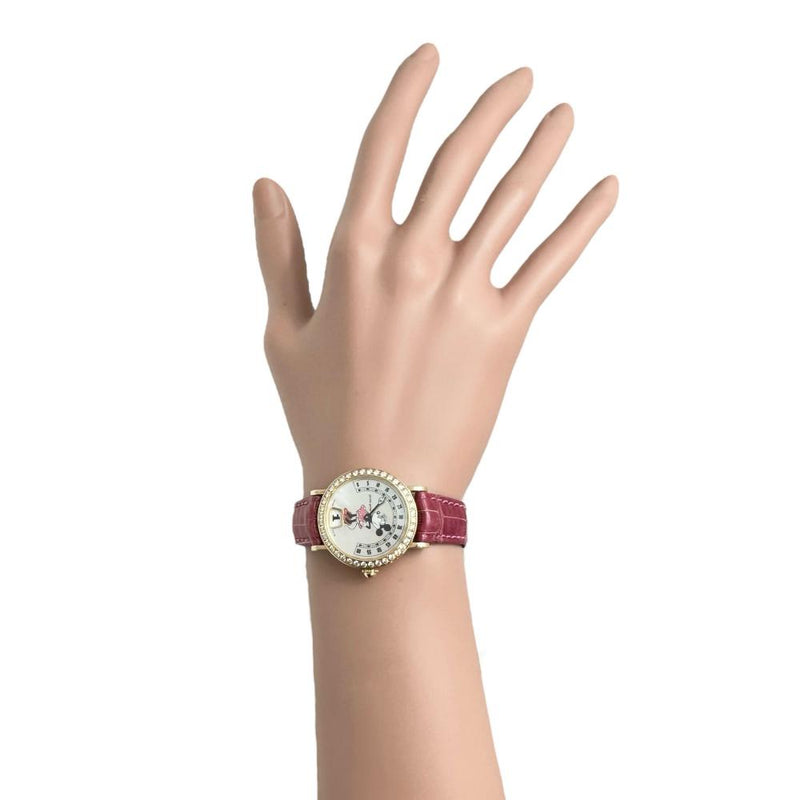 【Gerald Genta/ジェラルドジェンタ】 G.3622.7 レトロファンタジー ジャンピングアワー ダイヤ巻 ディズニー ミニー 腕時計 K18YGイエローゴールド/レザー/ホワイトシェル クオーツ ホワイトシェル文字盤/ピンクレザーベルト レディース
【中古】【真子質店】【BL】




【Kxxx】