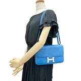 Pre-owned HERMES Constance Elan Shoulder Bag, Blue Leather with Silver Hardware, O Stamp (2011 Model). Available at Mako Pawn Shop.




 【Ixxx】 