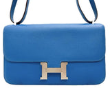 Pre-owned HERMES Constance Elan Shoulder Bag, Blue Leather with Silver Hardware, O Stamp (2011 Model). Available at Mako Pawn Shop.




 【Ixxx】 
