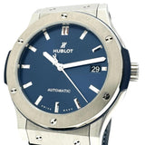 【HUBLOT/ウブロ】 クラシックフュージョン 511.NX.7170.LR 保証書/ギャラ/箱付き　裏スケルトン 腕時計 ステンレススチール/レザー 自動巻き/オートマ ブルー文字盤/ブルーレザー,ラバーベルト メンズ
【中古】【真子質店】【BL】




【DKxx】