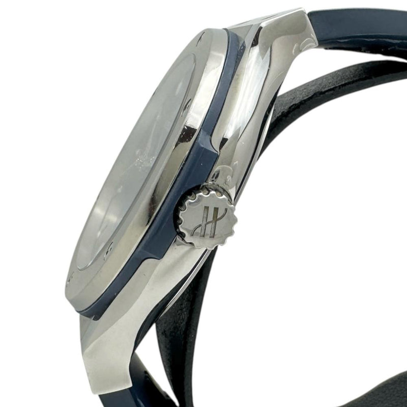 【HUBLOT/ウブロ】 クラシックフュージョン 511.NX.7170.LR 保証書/ギャラ/箱付き　裏スケルトン 腕時計 ステンレススチール/レザー 自動巻き/オートマ ブルー文字盤/ブルーレザー,ラバーベルト メンズ
【中古】【真子質店】【BL】




【DKxx】