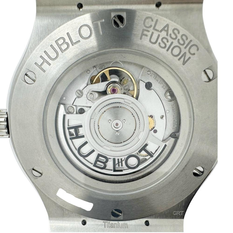 【HUBLOT/ウブロ】 クラシックフュージョン 511.NX.7170.LR 保証書/ギャラ/箱付き　裏スケルトン 腕時計 ステンレススチール/レザー 自動巻き/オートマ ブルー文字盤/ブルーレザー,ラバーベルト メンズ
【中古】【真子質店】【BL】




【DKxx】