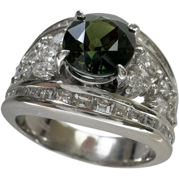 14号 グリーンサファイア(拡散処理なし) 2.49ct ダイヤモンド 1.35ct リング・指輪 Pt900プラチナ 14.7g レディース
【中古】【真子質店】【NN】




【IMaxS】