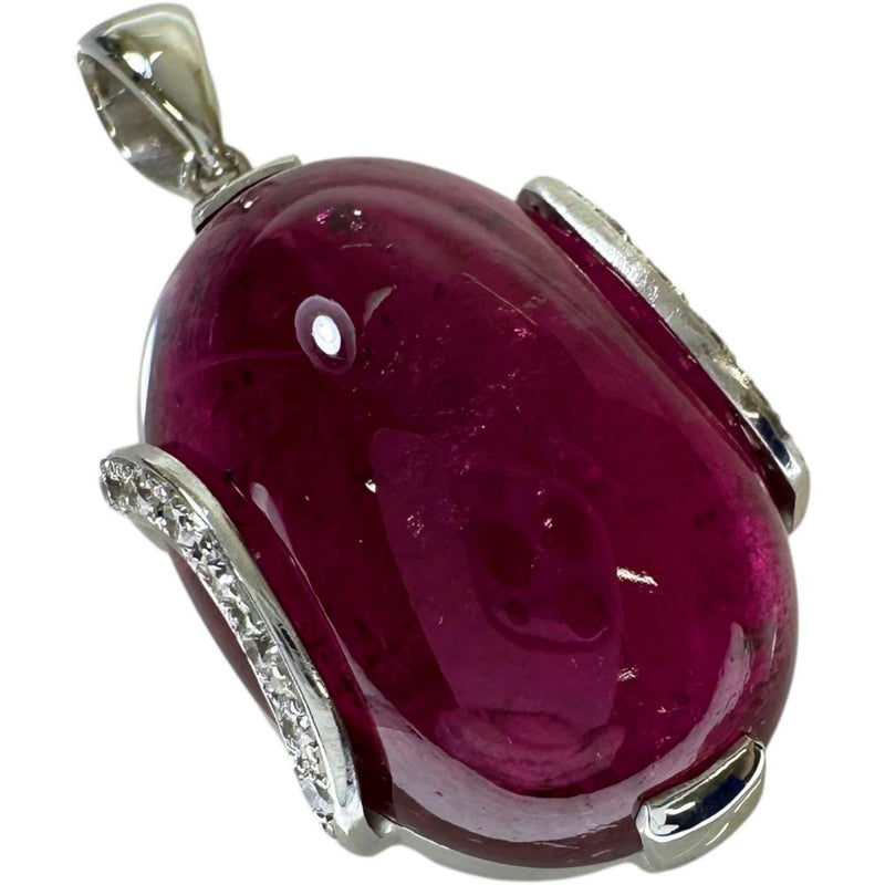 ルベライトトルマリン 26.32ct ダイヤモンド 0.20ct ペンダントトップ K18WGホワイトゴールド 18金 10.0g レディース
【中古】【真子質店】【NN】




【IMoIMi】