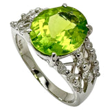 19号 ペリドット 4.16ct ダイヤモンド 計0.42ct リング・指輪 K18WGホワイトゴールド 18金 7.3g レディース
【中古】【真子質店】【NN】




【IxTMa】