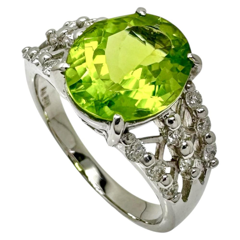19号 ペリドット 4.16ct ダイヤモンド 計0.42ct リング・指輪 K18WGホワイトゴールド 18金 7.3g レディース
【中古】【真子質店】【NN】




【IxTMa】