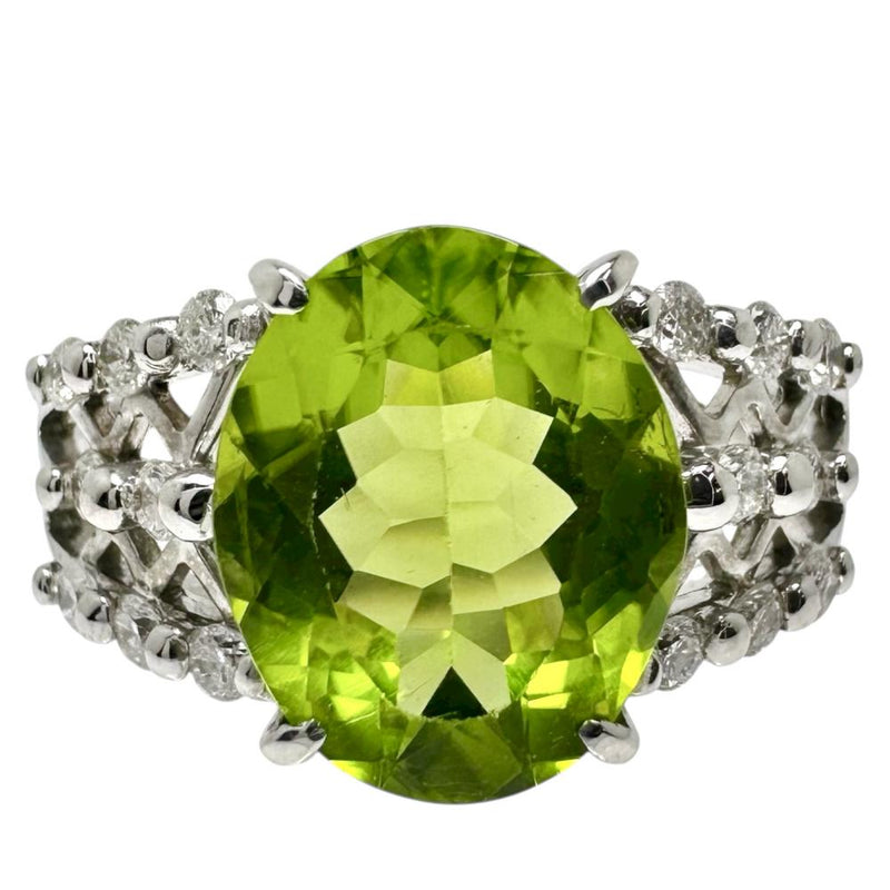 19号 ペリドット 4.16ct ダイヤモンド 計0.42ct リング・指輪 K18WGホワイトゴールド 18金 7.3g レディース
【中古】【真子質店】【NN】




【IxTMa】