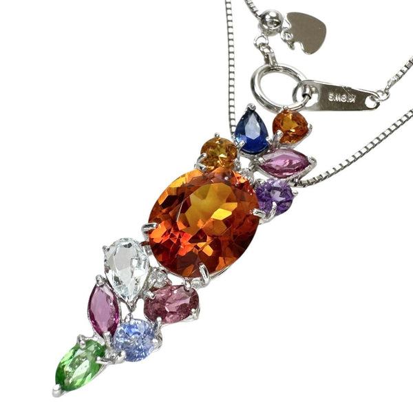 シトリン 3.43ct マルチ石 2.13ct ダイヤモンド 0.03ct ネックレス K18WGホワイトゴールド 18金 5.7g 46cm レディース
【中古】【真子質店】【NN】




【YMiT】
