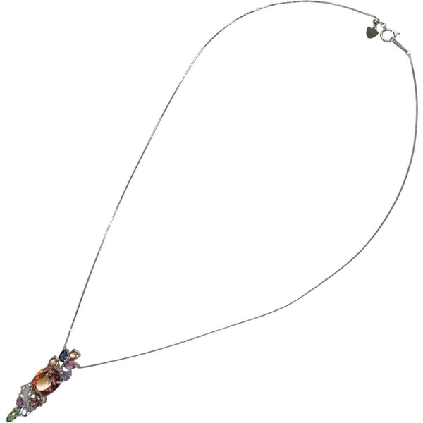 シトリン 3.43ct マルチ石 2.13ct ダイヤモンド 0.03ct ネックレス K18WGホワイトゴールド 18金 5.7g 46cm レディース
【中古】【真子質店】【NN】




【YMiT】