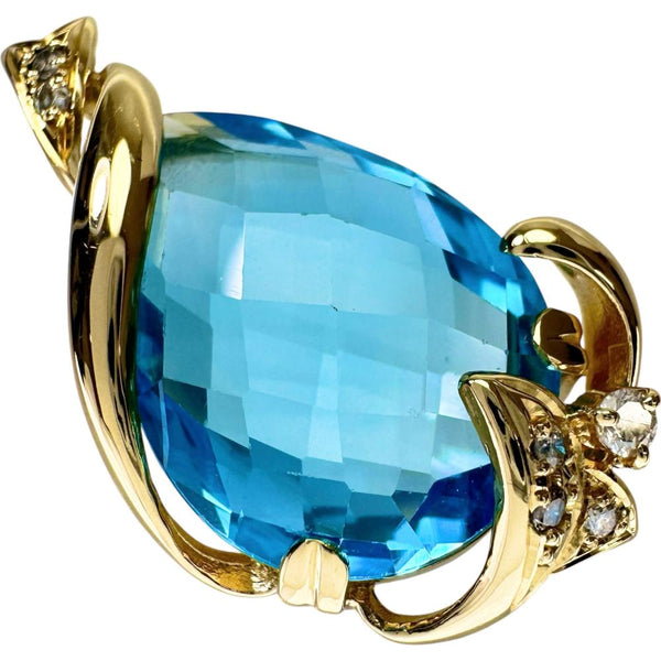 ブルートパーズ 18.31ct ダイヤモンド 0.14ct ペンダントトップ K18ゴールド 18金 9.3g レディース
【中古】【真子質店】【NN】




【KST】