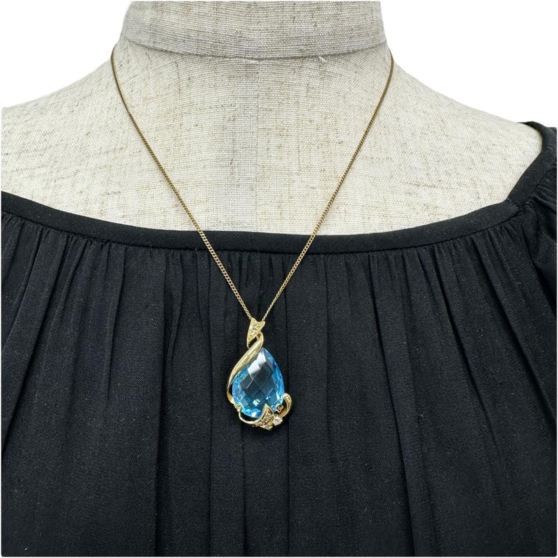 ブルートパーズ 18.31ct ダイヤモンド 0.14ct ペンダントトップ K18ゴールド 18金 9.3g レディース
【中古】【真子質店】【NN】




【KST】