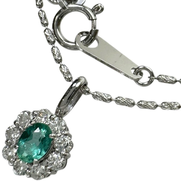 エメラルド 0.20ct ダイヤモンド 0.29ct ネックレス K18WGホワイトゴールド 18金 4.2g 55cm レディース
【中古】【真子質店】【NN】




【YTK】