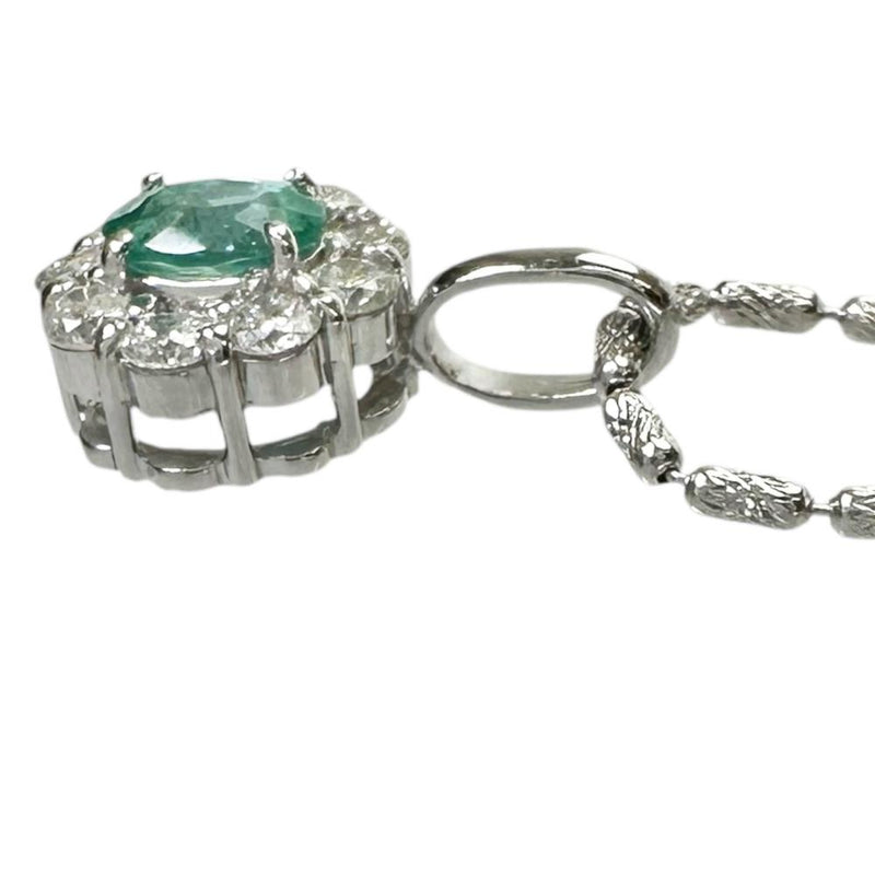 エメラルド 0.20ct ダイヤモンド 0.29ct ネックレス K18WGホワイトゴールド 18金 4.2g 55cm レディース
【中古】【真子質店】【NN】




【YTK】