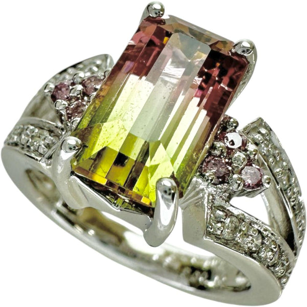 11号 バイカラートルマリン 3.48ct ダイヤモンド 0.18ct ピンクダイヤモンド 0.10ct リング・指輪 K18WGホワイトゴールド 18金 8.3g レディース
【中古】【真子質店】【NN】




【ITIx】