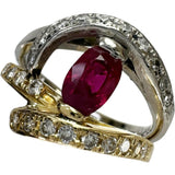 12号 ビルマ産ルビー 1.00ct ダイヤモンド 0.41ct リング・指輪 K18ゴールド 18金/Pt900プラチナ 8.4gg レディース
【中古】【真子質店】【NN】




【IMaTx】
