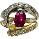 12号 ビルマ産ルビー 1.00ct ダイヤモンド 0.41ct リング・指輪 K18ゴールド 18金/Pt900プラチナ 8.4gg レディース
【中古】【真子質店】【NN】




【IMaTx】
