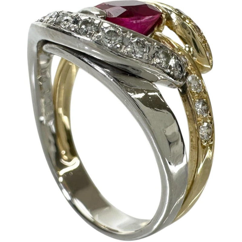 12号 ビルマ産ルビー 1.00ct ダイヤモンド 0.41ct リング・指輪 K18ゴールド 18金/Pt900プラチナ 8.4gg レディース
【中古】【真子質店】【NN】




【IMaTx】