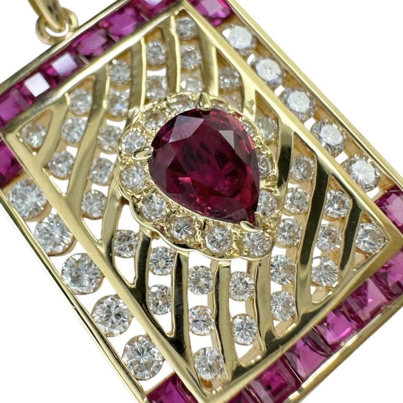 ルビー 1.45ct ダイヤモンド 0.88ct ペンダントトップ K18ゴールド 18金 7.8g レディース
【中古】【真子質店】【NN】




【ITIx】
