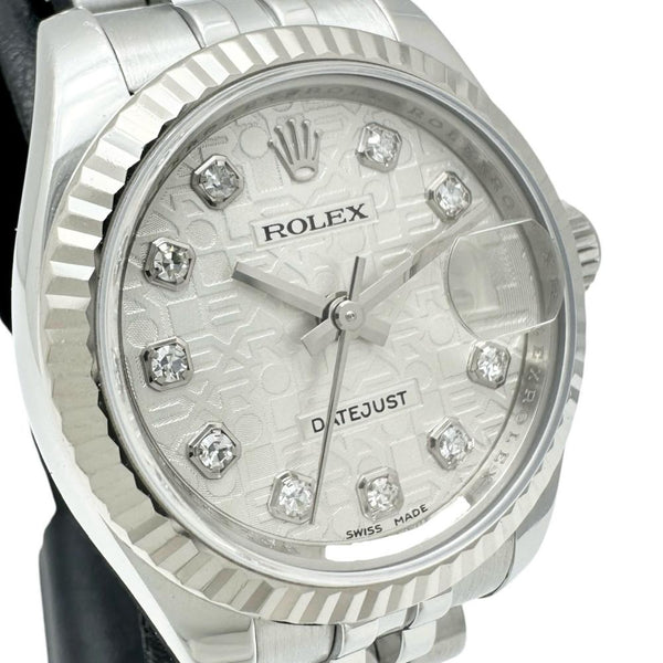 【ROLEX/ロレックス】 デイトジャスト 179173G 箱有 腕時計 ステンレススチール/WG 自動巻き/オートマ V番(2009年) シルバーコンピューター文字盤/シルバーベルト レディース
【中古】【真子質店】【BL】




【YMixx】
【ex】