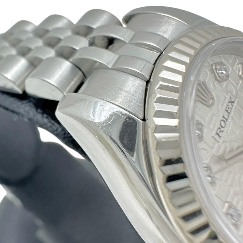 【ROLEX/ロレックス】 デイトジャスト 179173G 箱有 腕時計 ステンレススチール/WG 自動巻き/オートマ V番(2009年) シルバーコンピューター文字盤/シルバーベルト レディース
【中古】【真子質店】【BL】




【YMixx】
【ex】