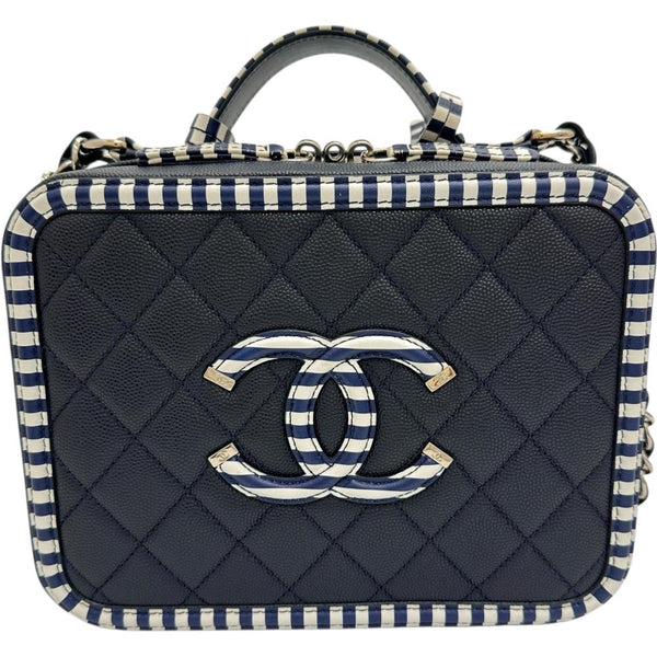 【CHANEL/シャネル】 CCフィリグリー カード/シール有 チェーンショルダー バニティ ハンドバッグ キャビアスキン ネイビー/ホワイト レディース【中古】【真子質店】【BL】




【MaMoxx】