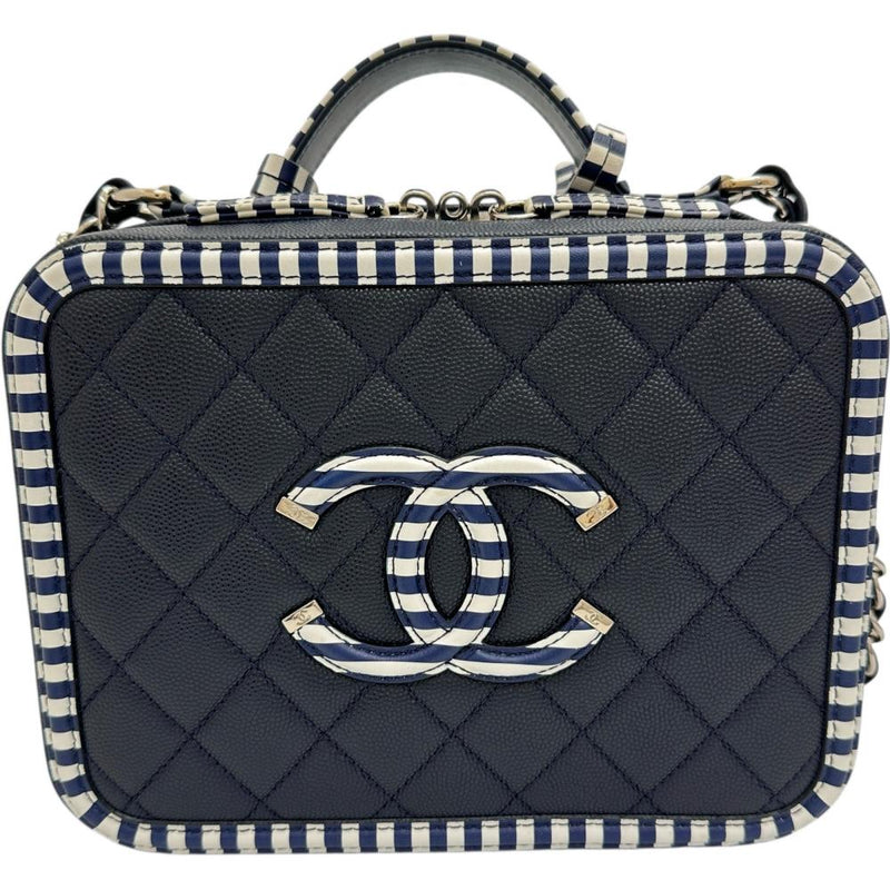 【CHANEL/シャネル】 CCフィリグリー カード/シール有 チェーンショルダー バニティ ハンドバッグ キャビアスキン ネイビー/ホワイト レディース【中古】【真子質店】【BL】




【MaMoxx】