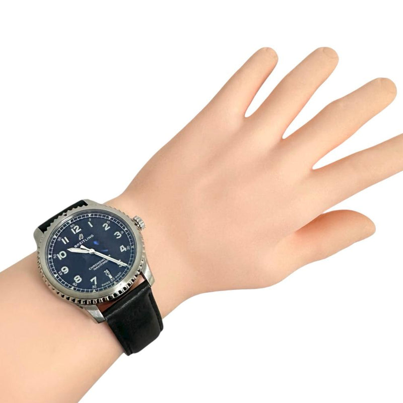 【BREITLING/ブライトリング】 ナビタイマー A17314 保証書/ギャラ/箱付き 腕時計 ステンレススチール/レザー 自動巻き/オートマ 黒文字盤/黒革ベルト(社外) メンズ
【中古】【真子質店】【GD】




【TDxx】