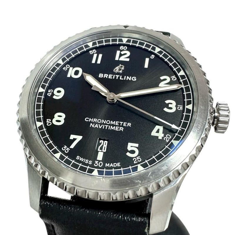 【BREITLING/ブライトリング】 ナビタイマー A17314 保証書/ギャラ/箱付き 腕時計 ステンレススチール/レザー 自動巻き/オートマ 黒文字盤/黒革ベルト(社外) メンズ
【中古】【真子質店】【GD】




【TDxx】
