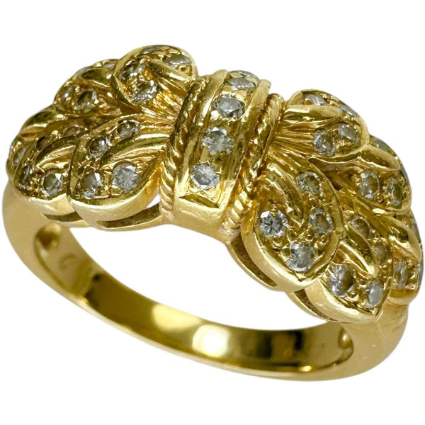 12号 リボン風 ダイヤモンド 0.42ct リング・指輪 K18ゴールド 18金 7.5g レディース
【中古】【真子質店】【NN】




【SDx】