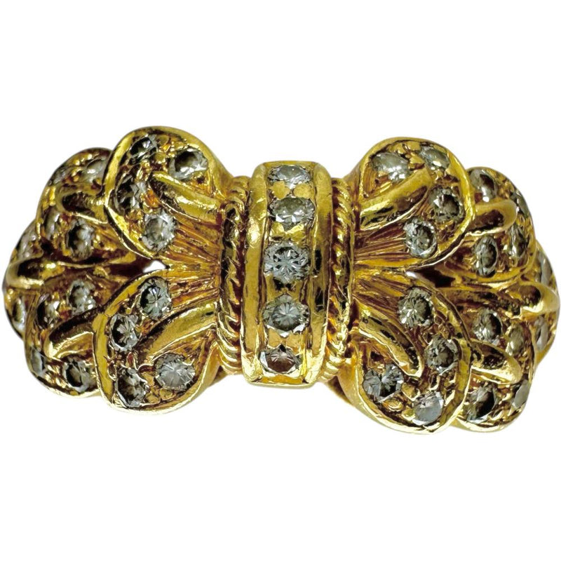12号 リボン風 ダイヤモンド 0.42ct リング・指輪 K18ゴールド 18金 7.5g レディース
【中古】【真子質店】【NN】




【SDx】