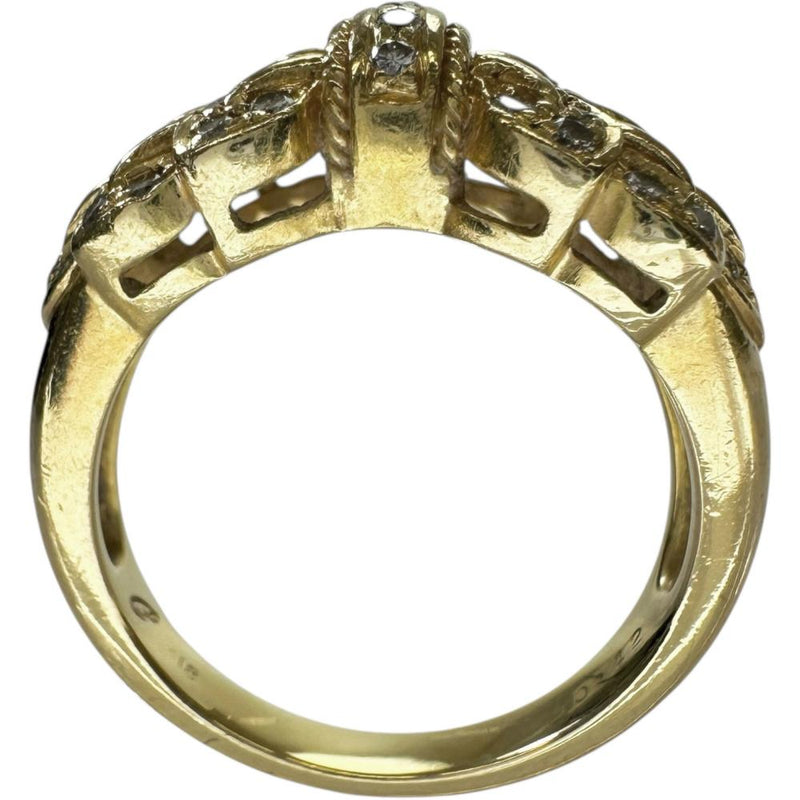 12号 リボン風 ダイヤモンド 0.42ct リング・指輪 K18ゴールド 18金 7.5g レディース
【中古】【真子質店】【NN】




【SDx】
