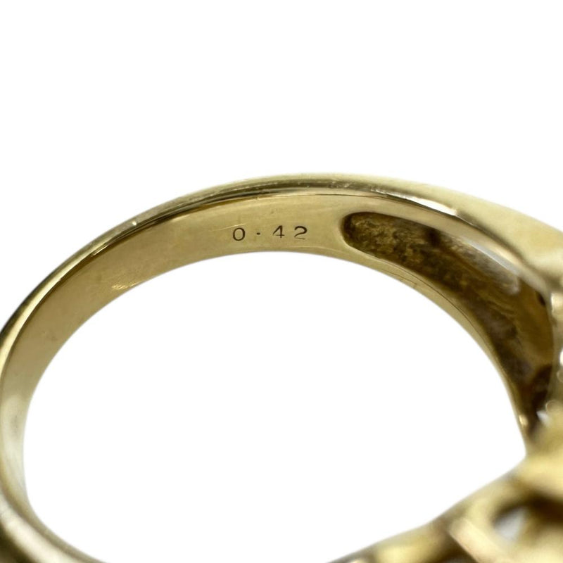 12号 リボン風 ダイヤモンド 0.42ct リング・指輪 K18ゴールド 18金 7.5g レディース
【中古】【真子質店】【NN】




【SDx】