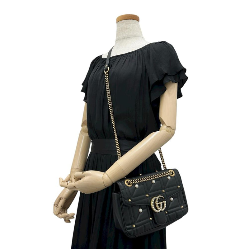 【GUCCI/グッチ】 キルティング スタッズ GGマーモント 443497 ショルダーバッグ レザー ブラック レディース【中古】【真子質店】【BL】




【YMox】