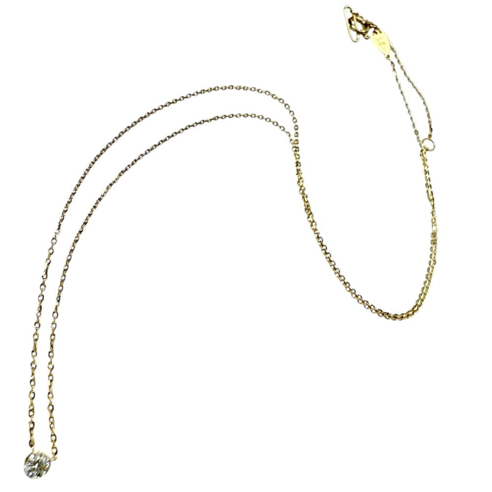agete/アガット】 シークレットセッティング ダイヤモンド 0.1ct