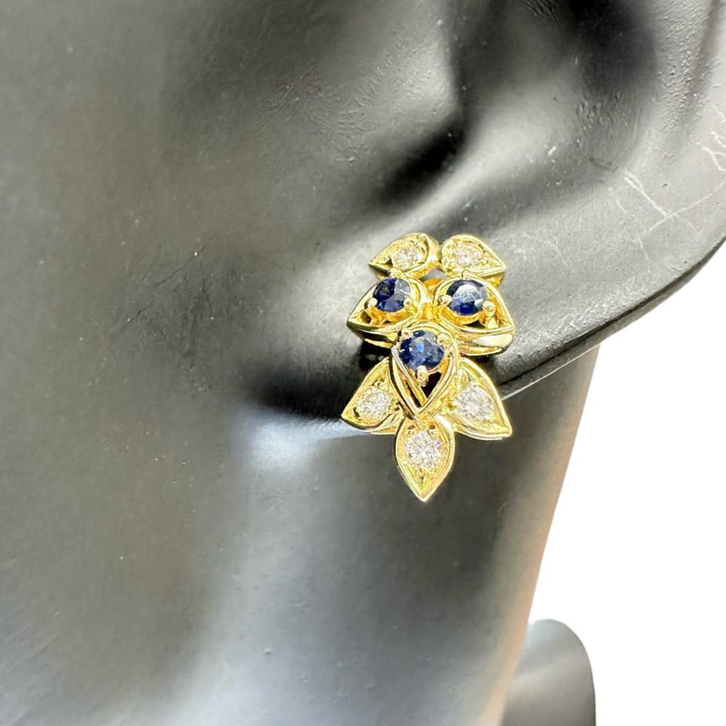 サファイア 0.41ct ダイヤモンド 0.32ct ピアス K18ゴールド 18金 4.3g レディース
【中古】【真子質店】【NN】




【YDS】