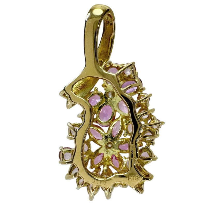 フラワー ピンクサファイア 3.60ct ダイヤモンド 0.16ct ペンダントトップ K18ゴールド 18金 6.7g レディース
【中古】【真子質店】【NN】




【SYMi】