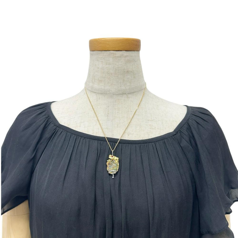 カエル オパール 9.66ct ルビー 0.13ct ダイヤモンド 0.02ct ネックレス K18YGイエローゴールド 18金/K18WGホワイトゴールド 18金 11.3g 45cm レディース
【中古】【真子質店】【NN】




【IDMax】