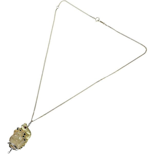 カエル オパール 9.66ct ルビー 0.13ct ダイヤモンド 0.02ct ネックレス K18YGイエローゴールド 18金/K18WGホワイトゴールド 18金 11.3g 45cm レディース
【中古】【真子質店】【NN】




【IDMax】