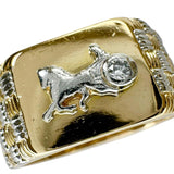 15号【CELINE/セリーヌ】 馬車モチーフ ダイヤモンド 0.03ct リング・指輪 K18ゴールド 18金/Pt900プラチナ 11.5g レディース
【中古】【真子質店】【BL】




【IMoMiD】