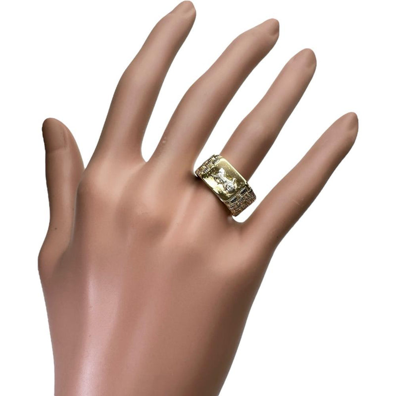 15号【CELINE/セリーヌ】 馬車モチーフ ダイヤモンド 0.03ct リング・指輪 K18ゴールド 18金/Pt900プラチナ 11.5g レディース
【中古】【真子質店】【BL】




【IMoMiD】
