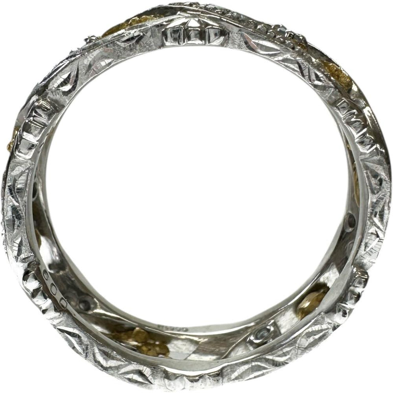 18号 大きいサイズ ダイヤモンド／青石 0.12/0.09ct リング・指輪 Pt900プラチナ/K24ゴールド 24金（純金） 8.4g レディース
【中古】【真子質店】【NN】




【YYx】