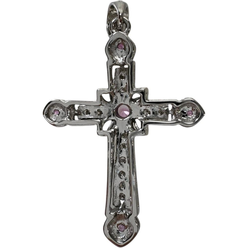 クロス/十字架 ピンクサファイア ダイヤモンド 0.06ct ペンダントトップ K18WGホワイトゴールド 18金 2.7g レディース
【中古】【真子質店】【NN】




【MaSY】