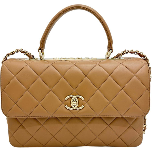 【CHANEL/シャネル】 トレンディCC トップハンドル 2WAYショルダーバッグ シリアルプレート有 ハンドバッグ レザー ベージュ レディース【中古】【真子質店】【BL】




【YIxx】