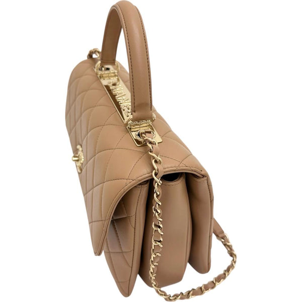 【CHANEL/シャネル】 トレンディCC トップハンドル 2WAYショルダーバッグ シリアルプレート有 ハンドバッグ レザー ベージュ レディース【中古】【真子質店】【BL】




【YIxx】